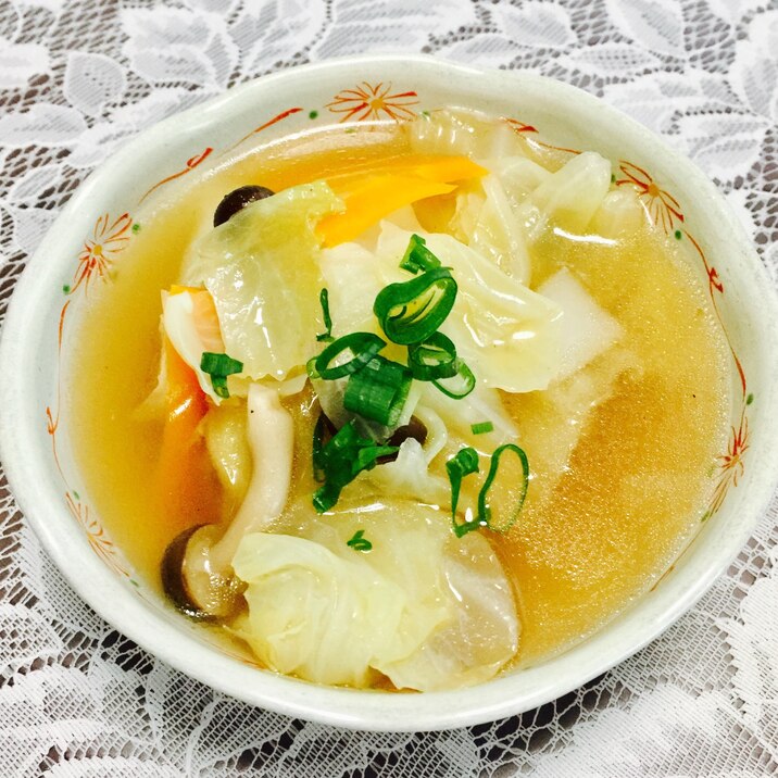 野菜たっぷり#鶏出汁スープ
